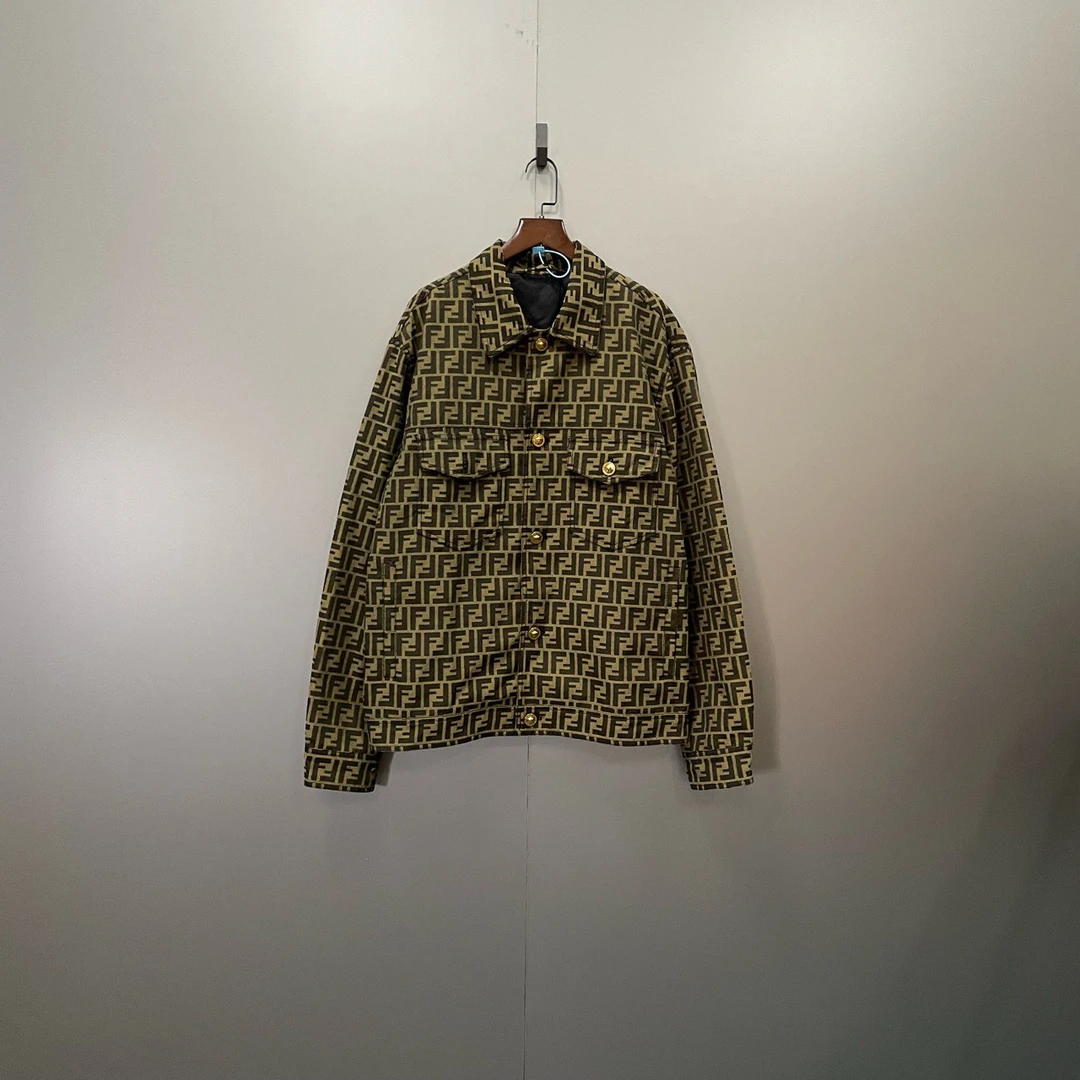99新 FENDI/芬迪 (ll) 满印双F夹克 54码206068
