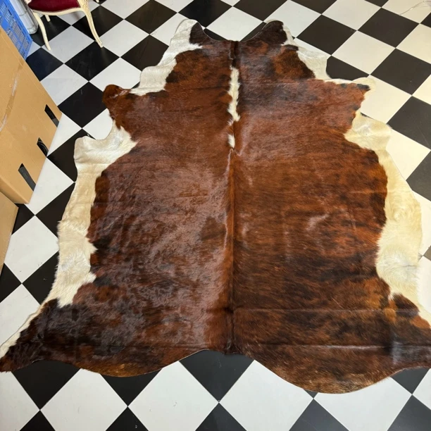 【本尼家】F25 265x230cm专拍牛皮地毯家用轻奢手工