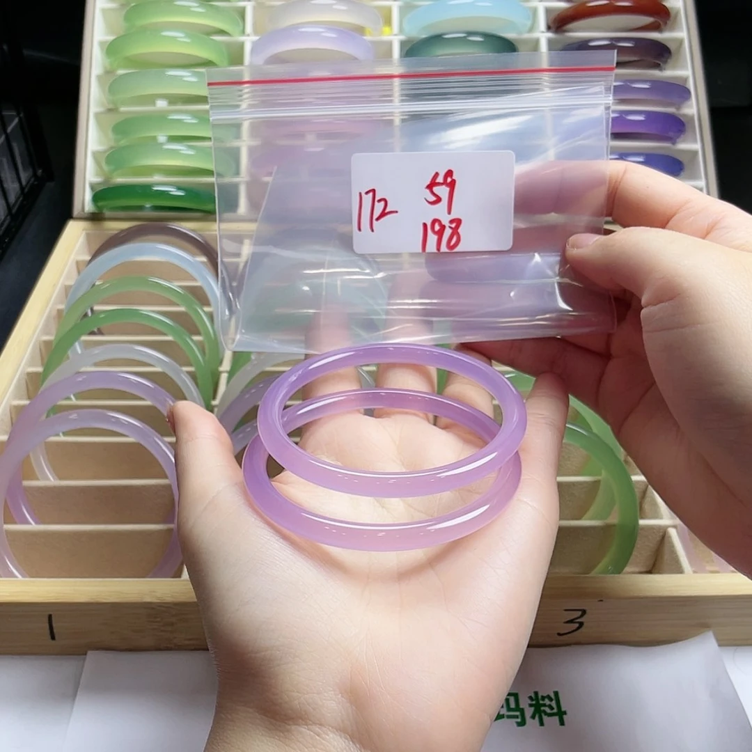 【闪购商品】玛瑙/玉髓手镯未镶嵌小**6