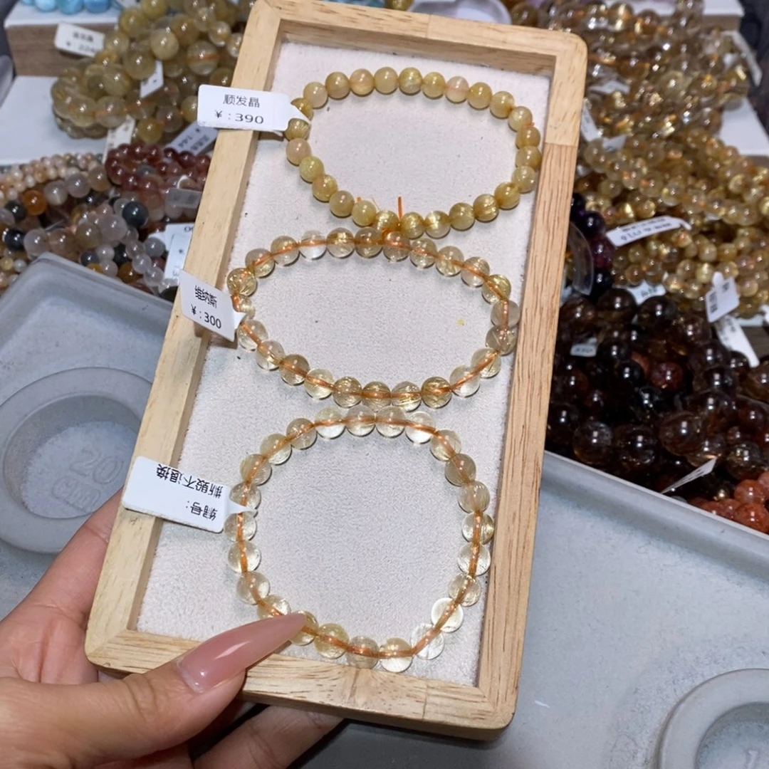 水晶手链未镶嵌菲****）手链