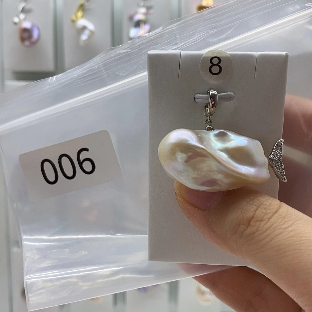 合金淡水珍珠颈饰