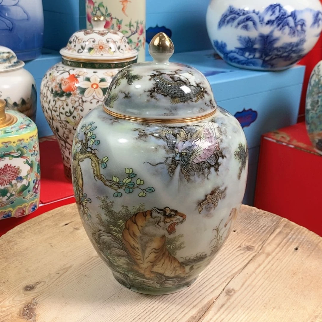 【闪购商品】瓷片陶瓷茶叶罐密封罐