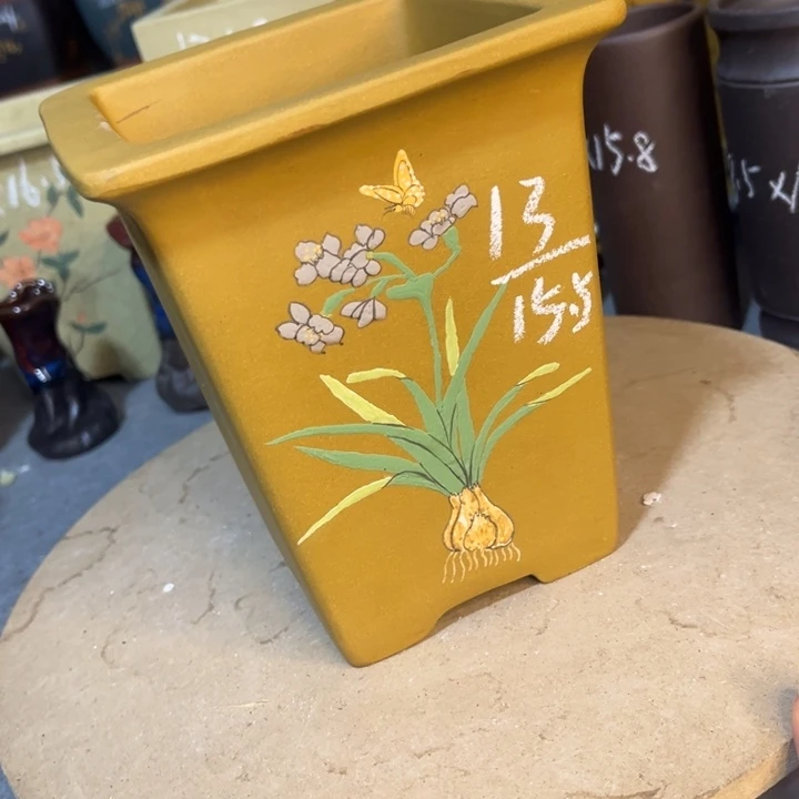 紫砂花盆紫砂花盆