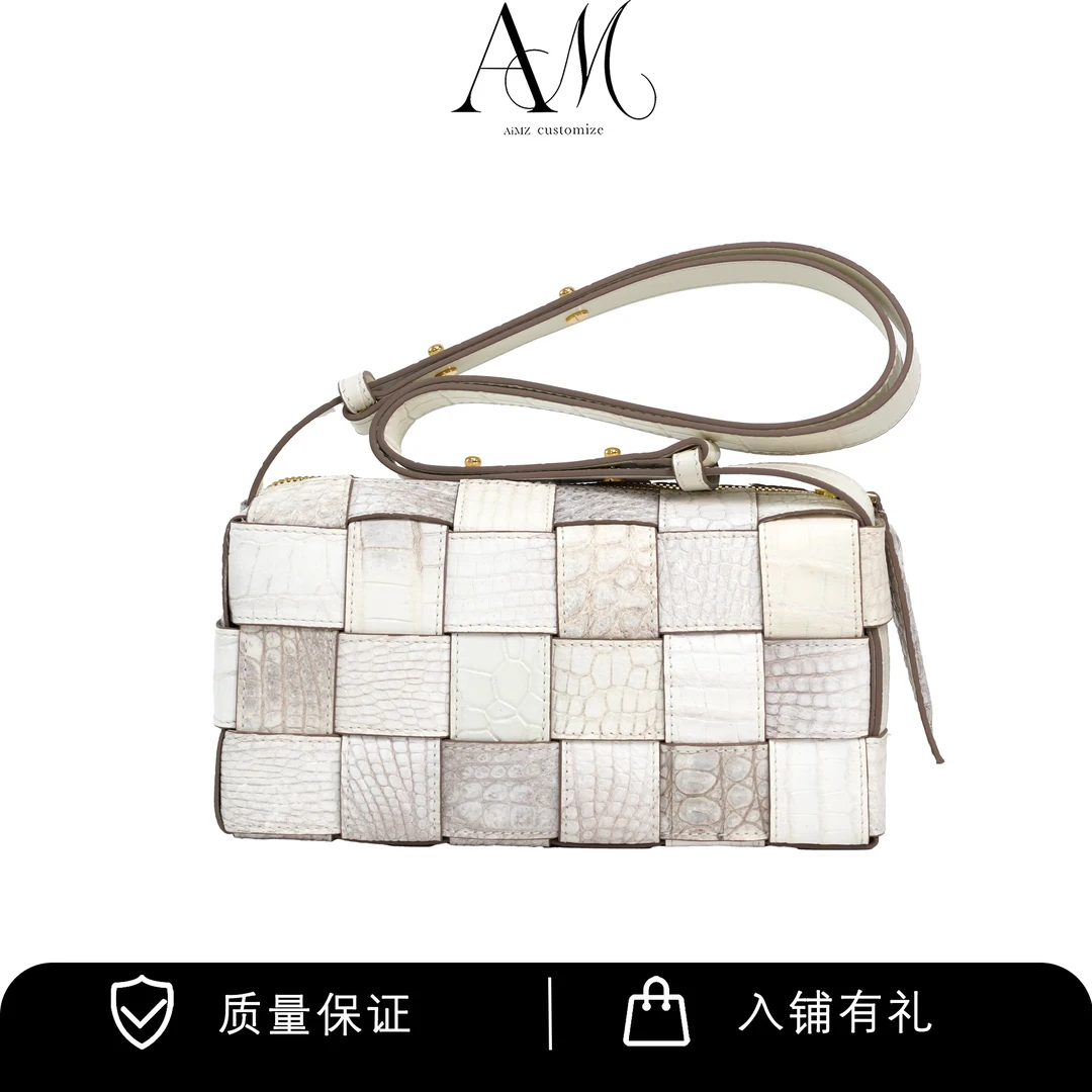 【丹姐】真皮专属女士时尚百搭休闲女包-华夫格