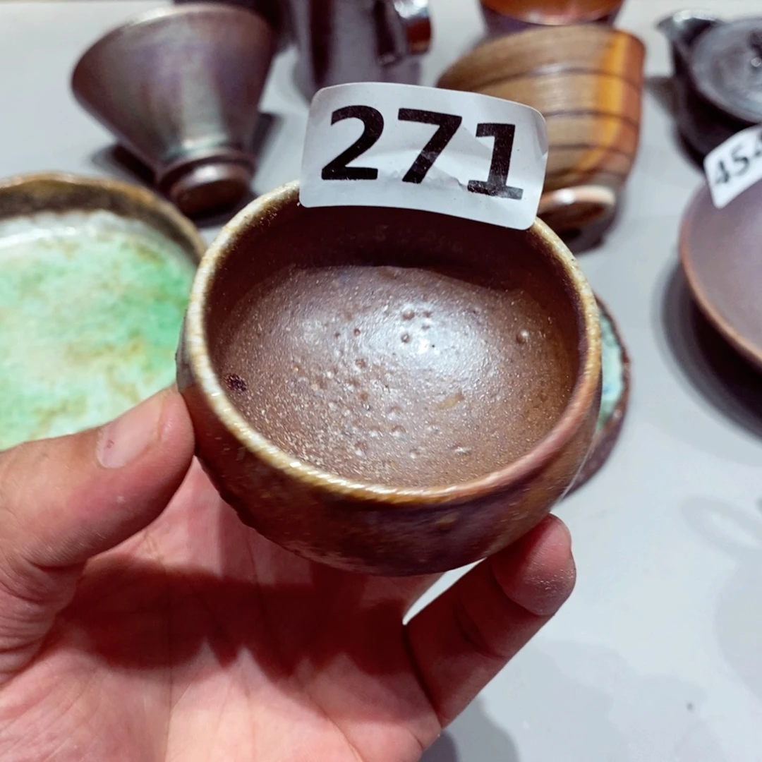 柴烧茶具陶瓷杯子
