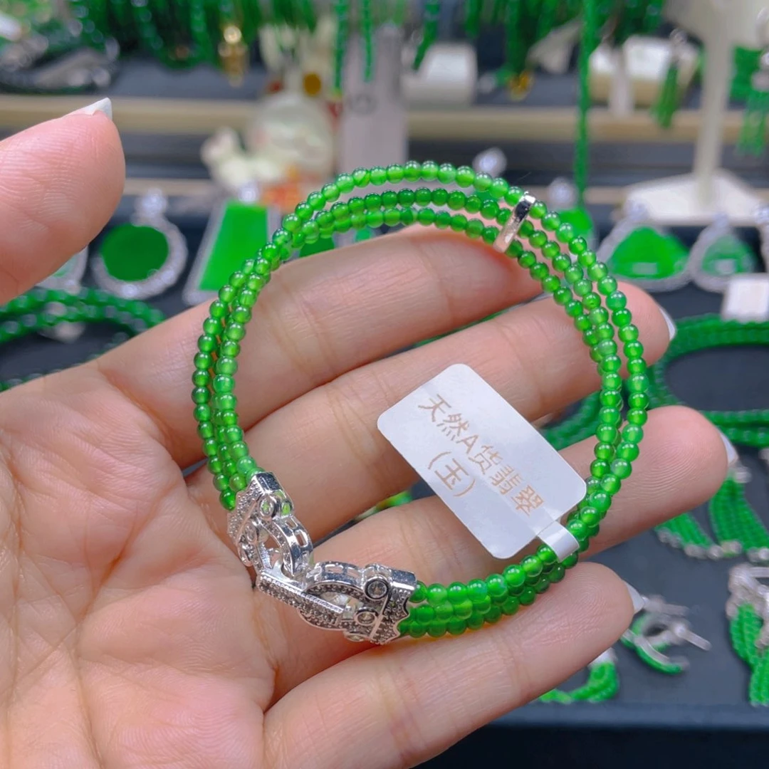 颈饰未镶嵌翡翠手链3