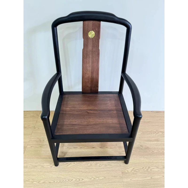 【开泰主椅】新中式椅子简约桌椅茶椅实木椅书椅