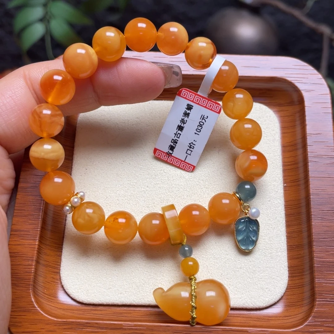 蜜蜡未镶嵌手链手串