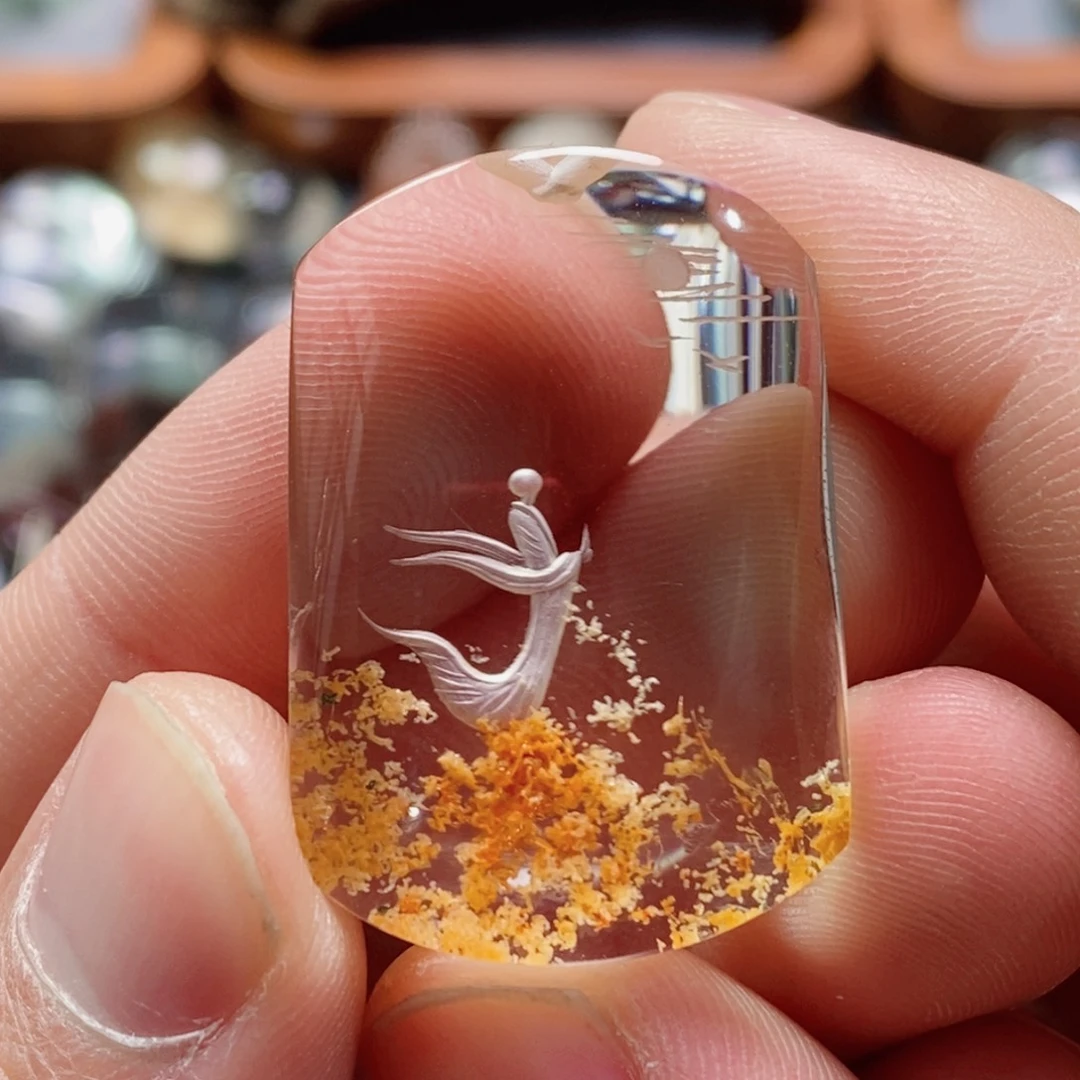 未镶嵌水晶吊坠(不含链)