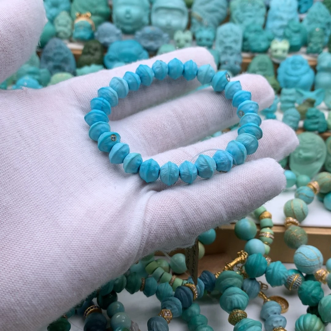 绿松石未镶嵌手链