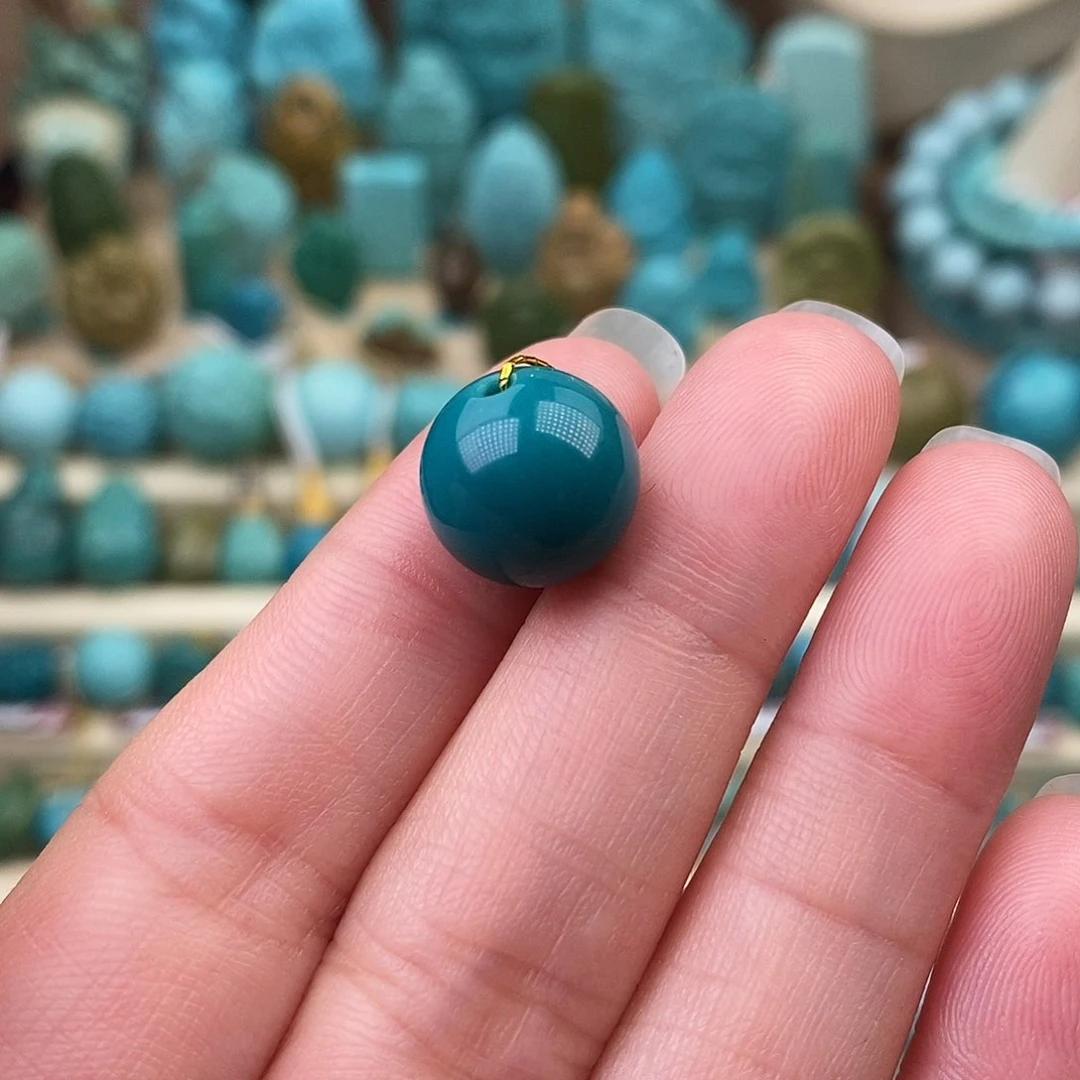 未镶嵌绿松石珠宝奇石12