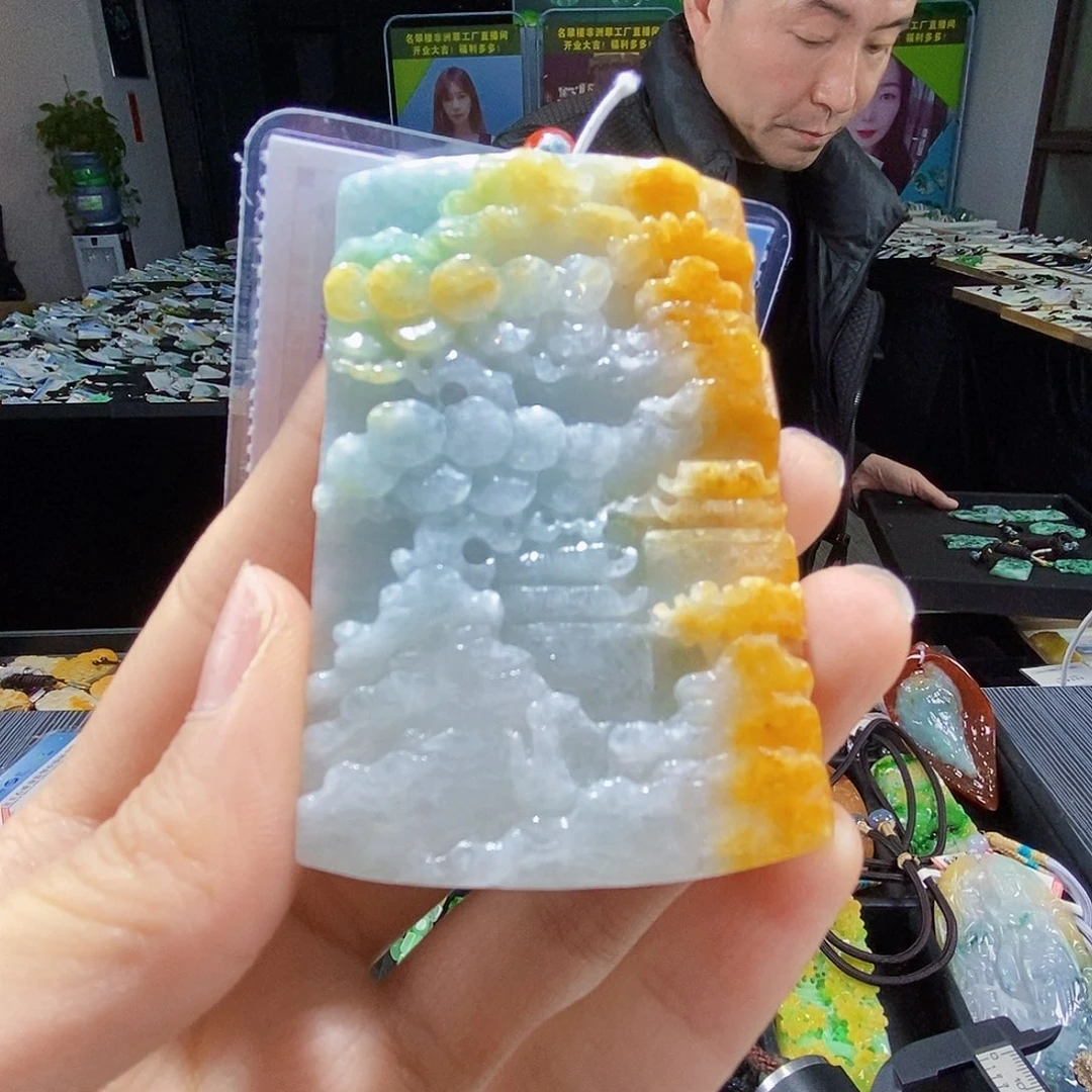 颈饰未镶嵌翡翠翡翠