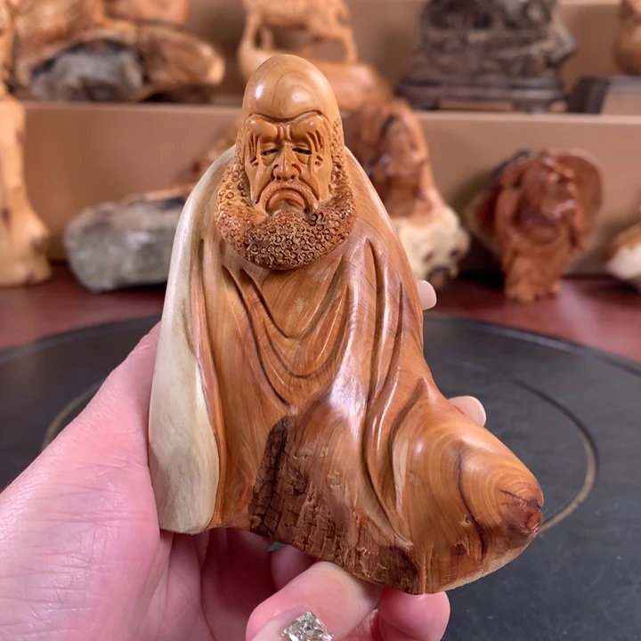 柏木(崖柏)根雕摆件