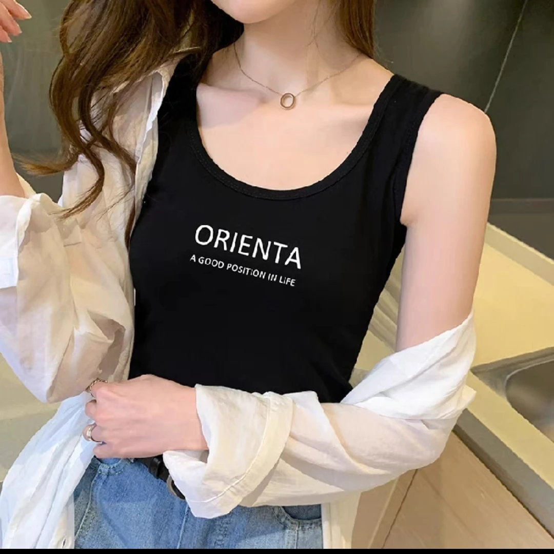 小吊带背心女内搭夏外穿洋气打底运动无袖t恤上衣潮088