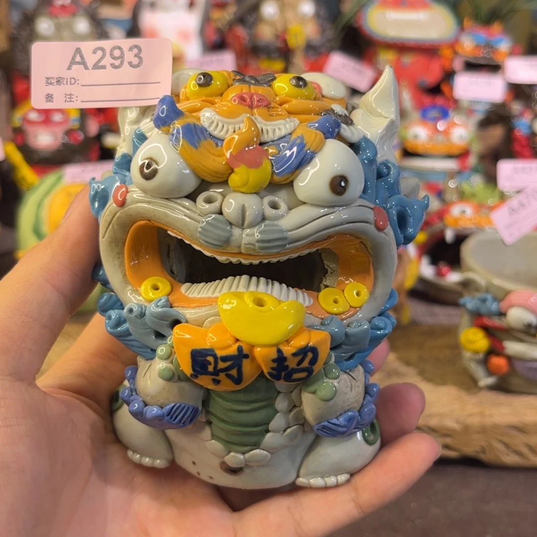 泥塑橙*～纯手工茶宠摆件