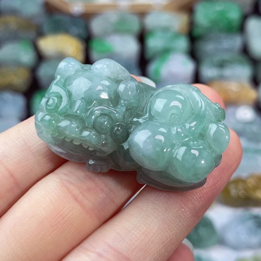 翡翠未镶嵌颈饰天然