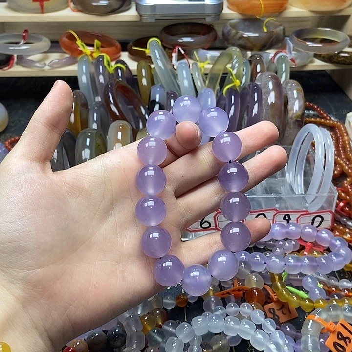 玛瑙/玉髓手镯未镶嵌三*蛮