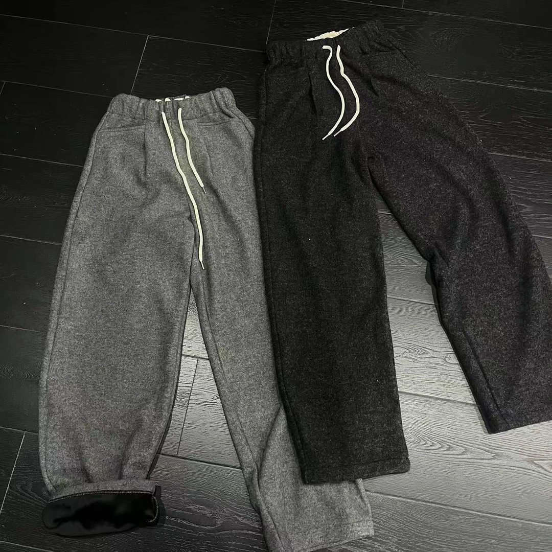 【 雨•美 推荐 】9955韩版慵懒风抽绳松紧腰裤