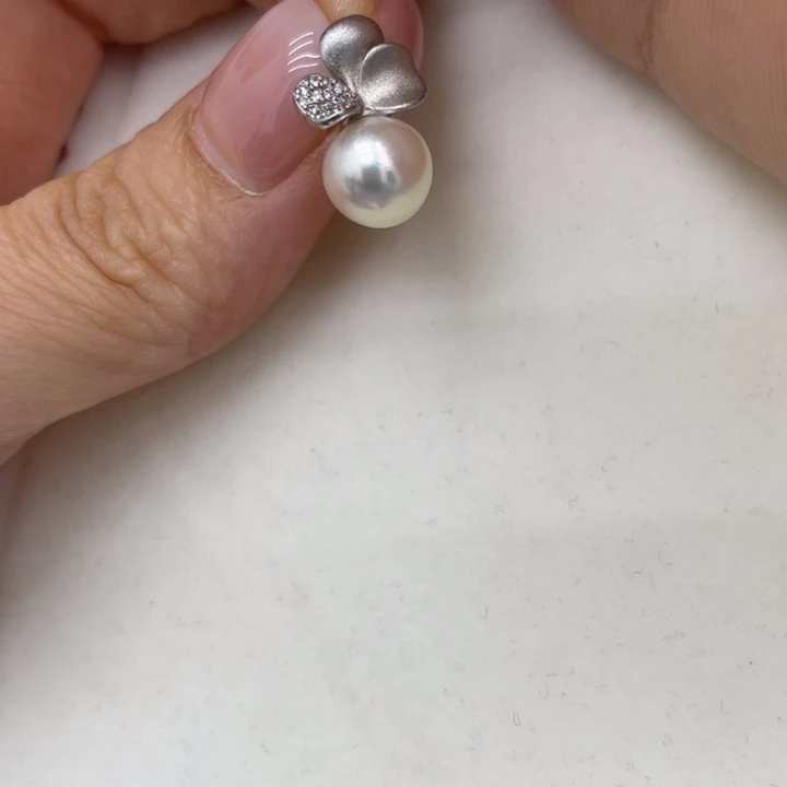 银S925镶嵌颈饰海水珍珠
