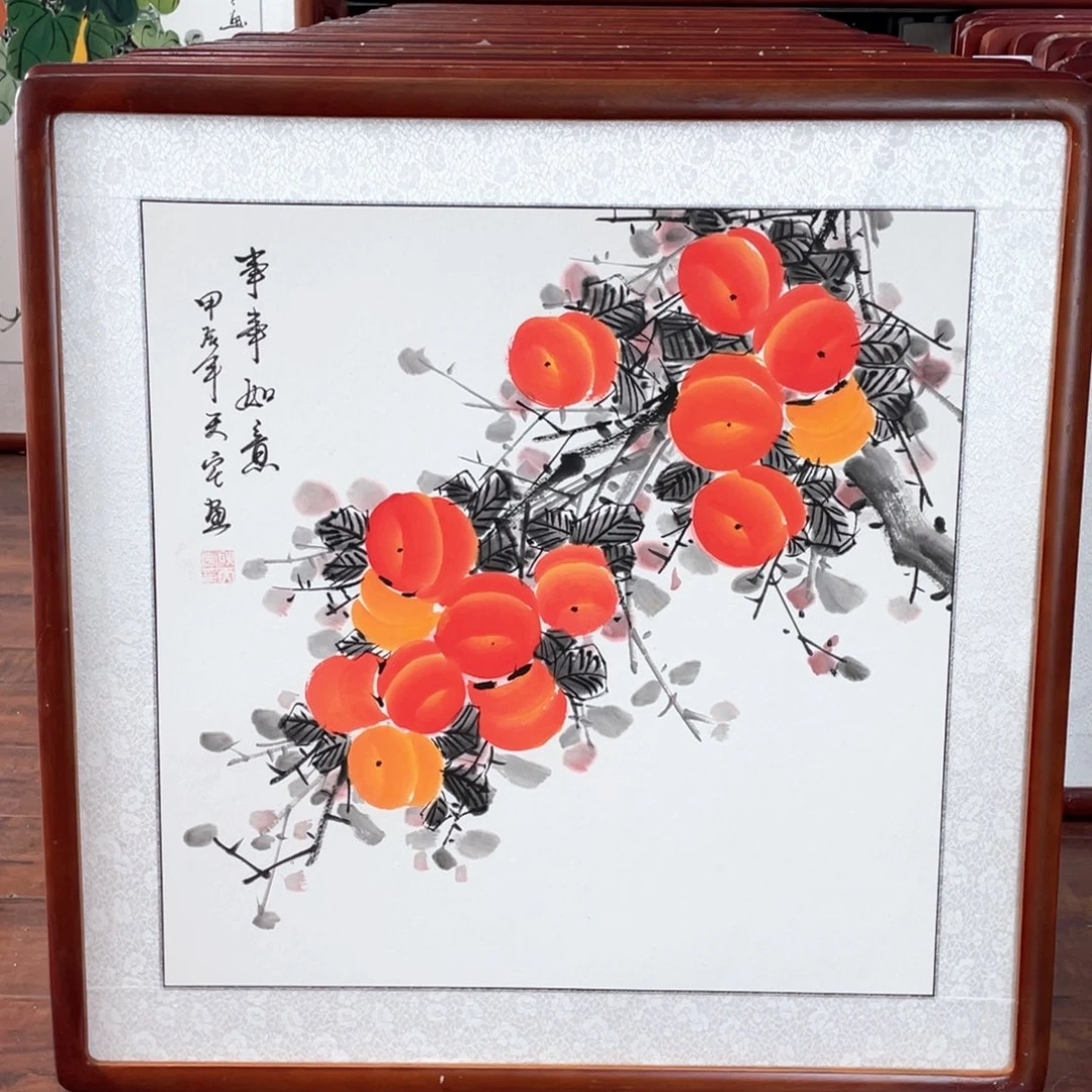 国画带框尺寸63*63厘米