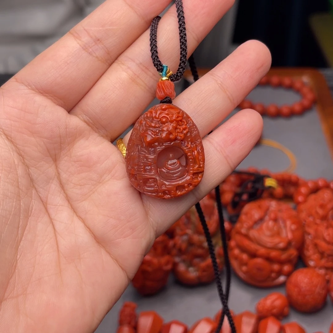 未镶嵌川料南红玛瑙