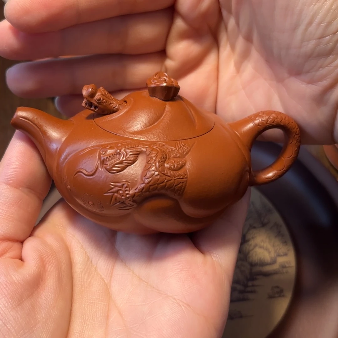 猫***七茶壶紫砂宜兴紫砂壶半手工制作