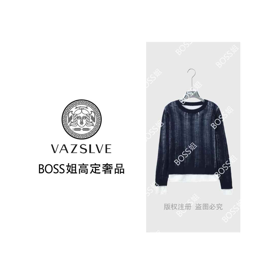【VAZSLVE/全新奢品】捡漏星语星愿丨“设计师款”针织衫上衣女1666