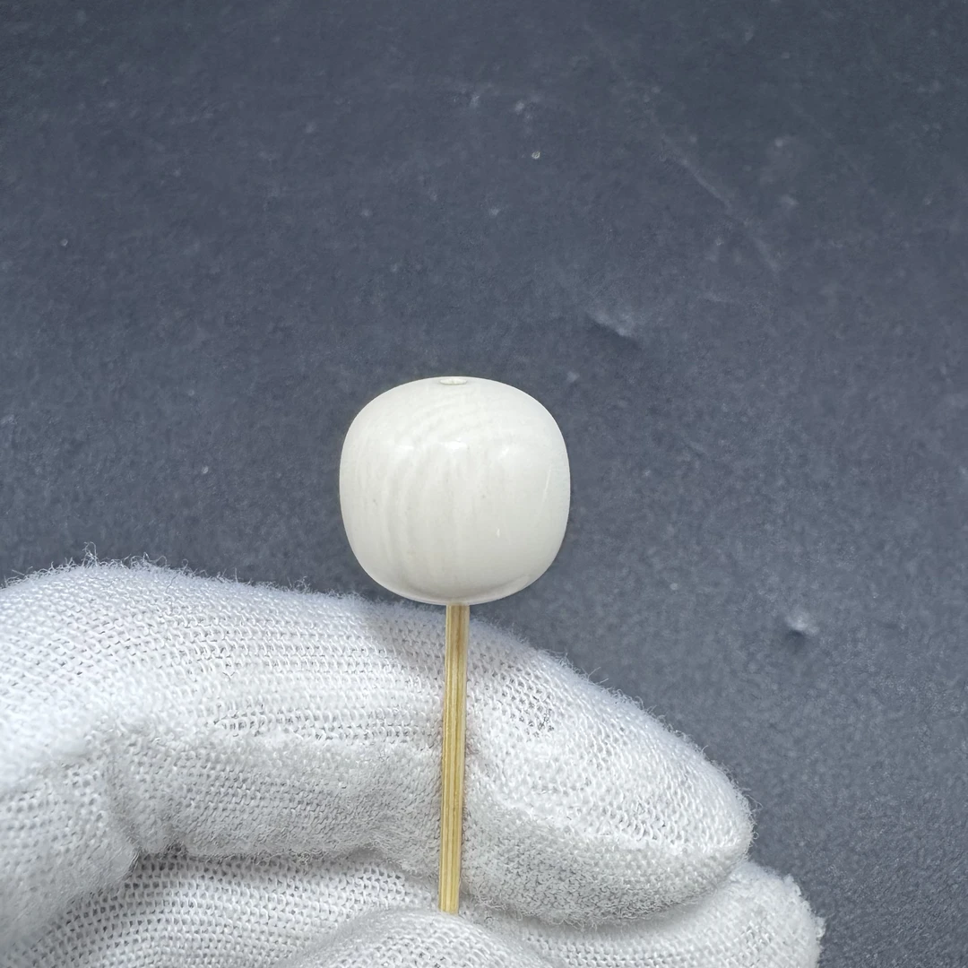 【猛犸兄弟】L0131 天然猛犸牙14*15mm老型单珠