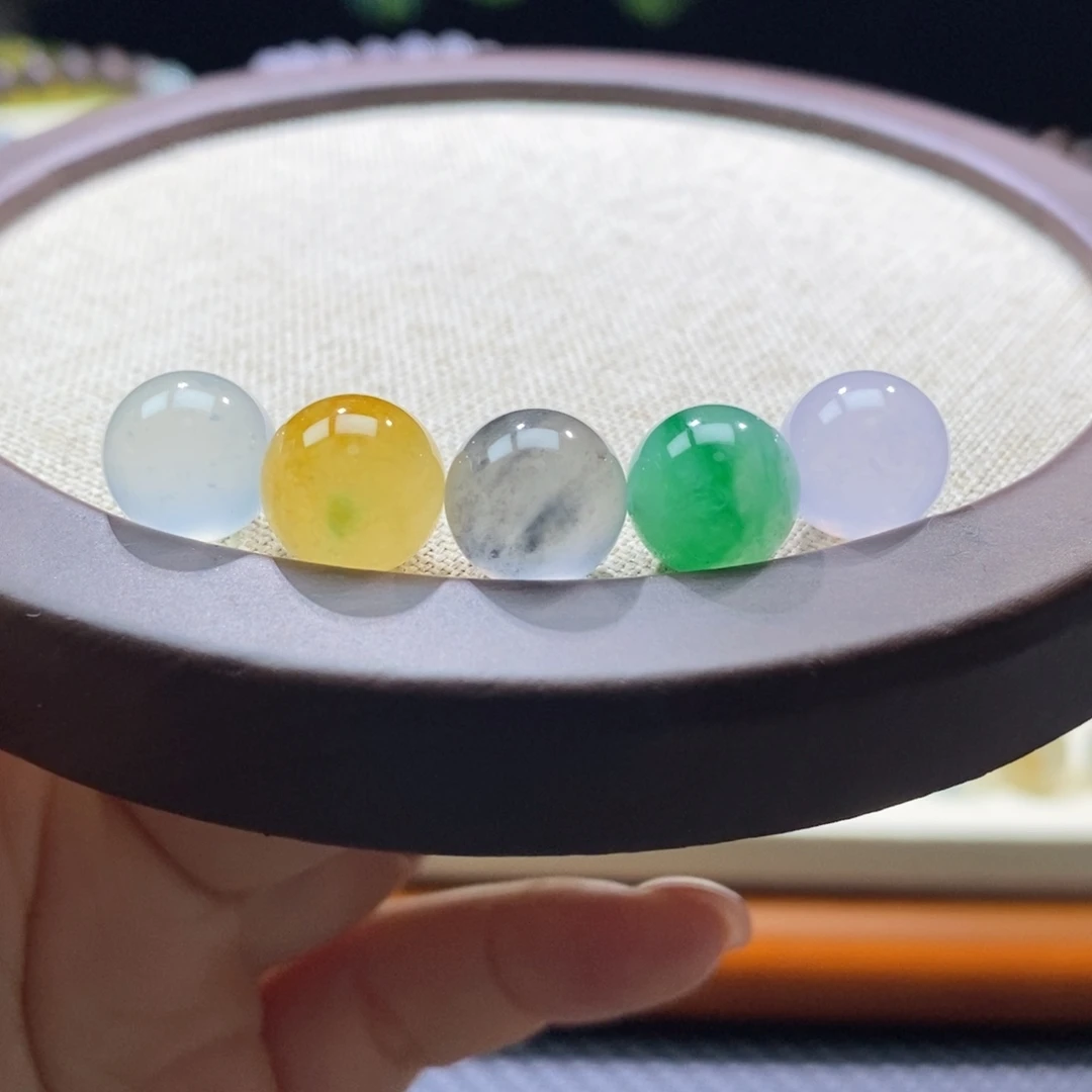 翡翠未镶嵌颈饰冰彩多宝卡11+