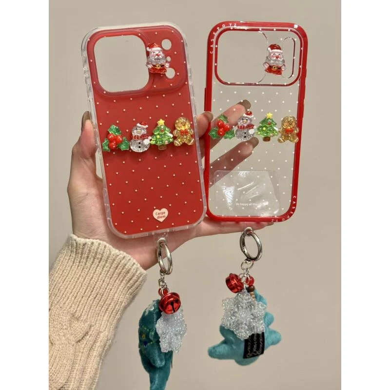 圣诞主题姜饼人雪人圣诞树适用于iphone17promax苹果16p手机壳15p