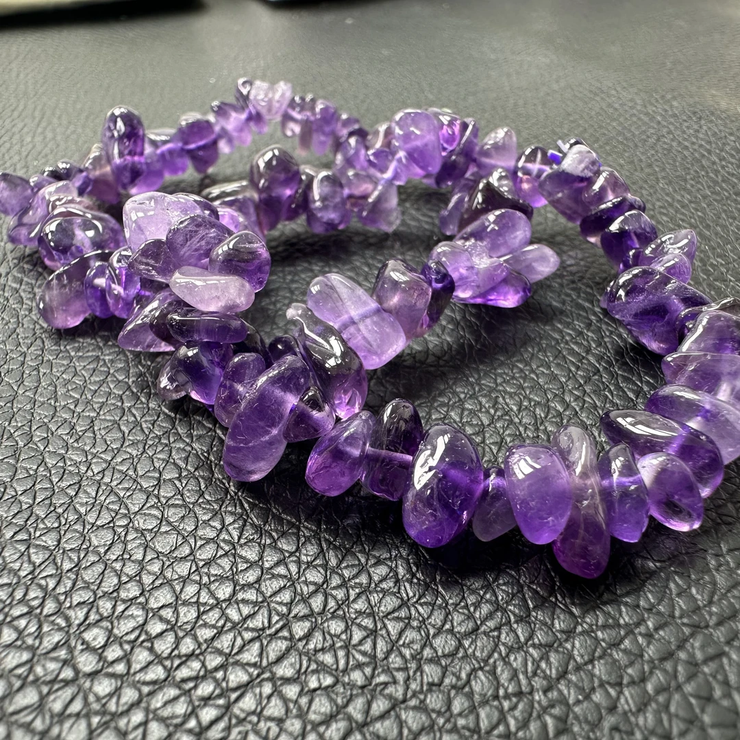 【东海严选】天然紫水晶随形手串紫藤萝般的感觉Y90-多样性发其一