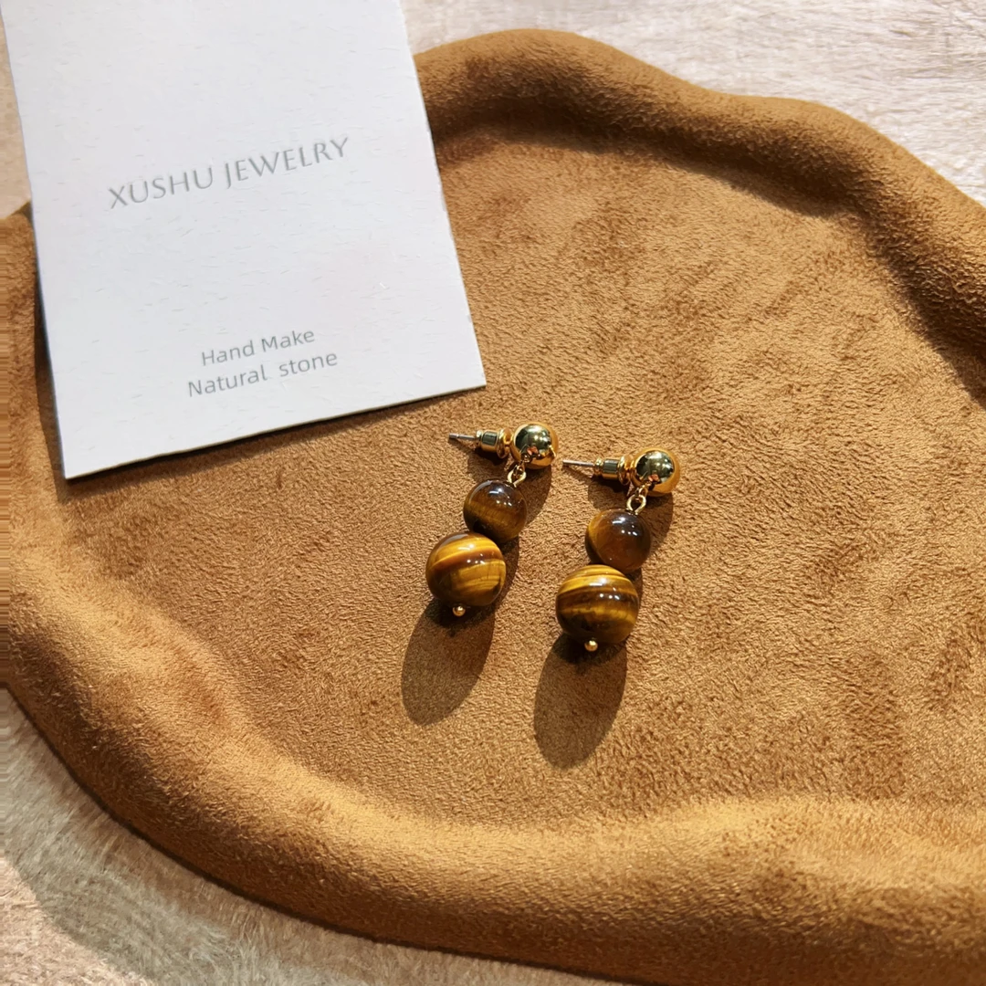 不锈钢花岗石耳饰 XUSHU 叙述原创设计感精致百搭耳环99