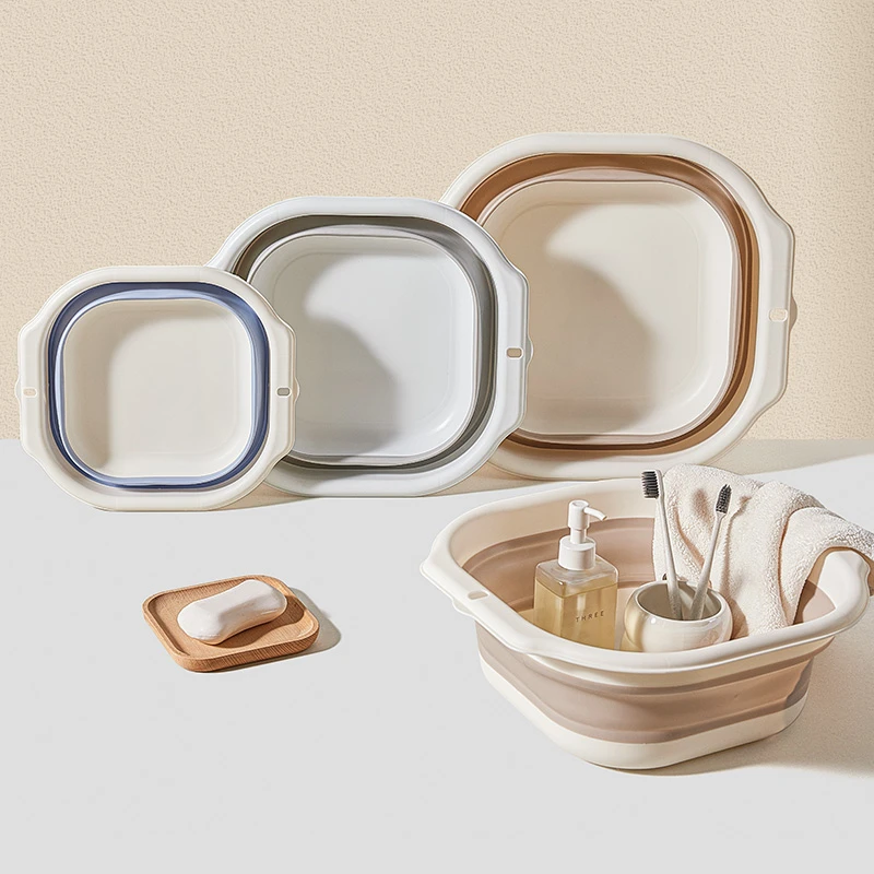 可折叠洗脸盆加厚大号便携式旅行产妇水盆家用宿舍洗脚塑料小盆子