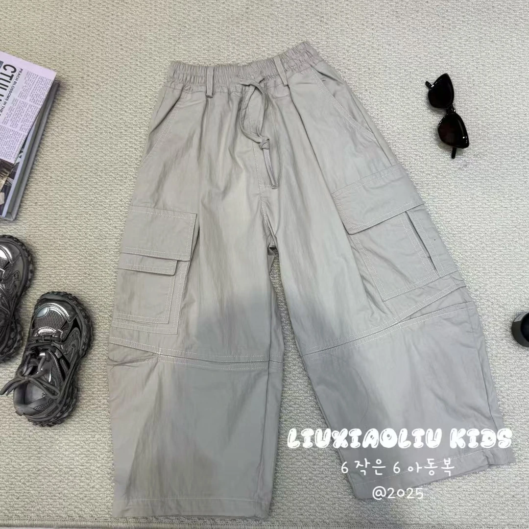 杭州六小六正版BY LIUXIAOLIU秋季儿童工装裤17042