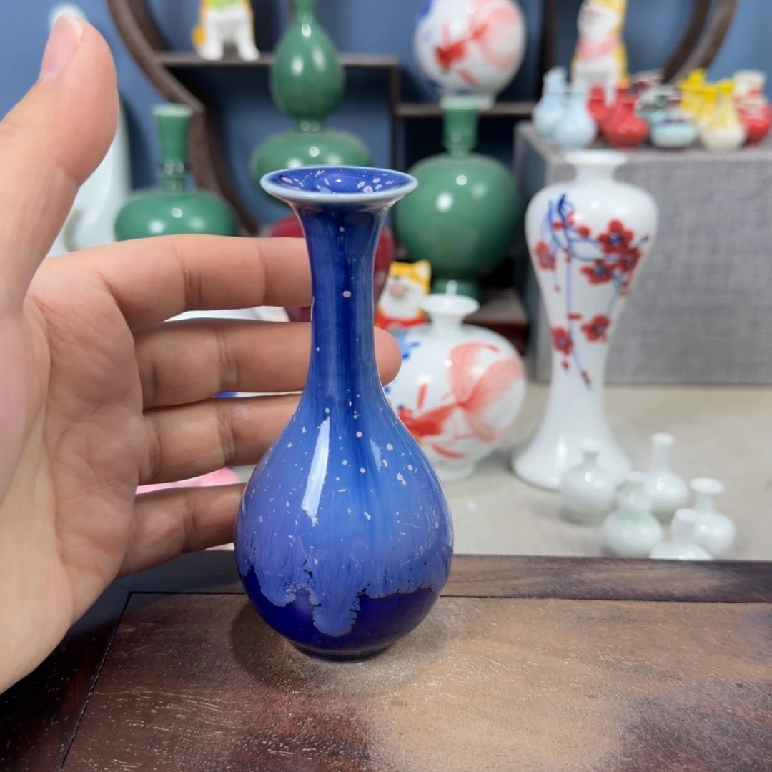 陶瓷手工小花器摆件