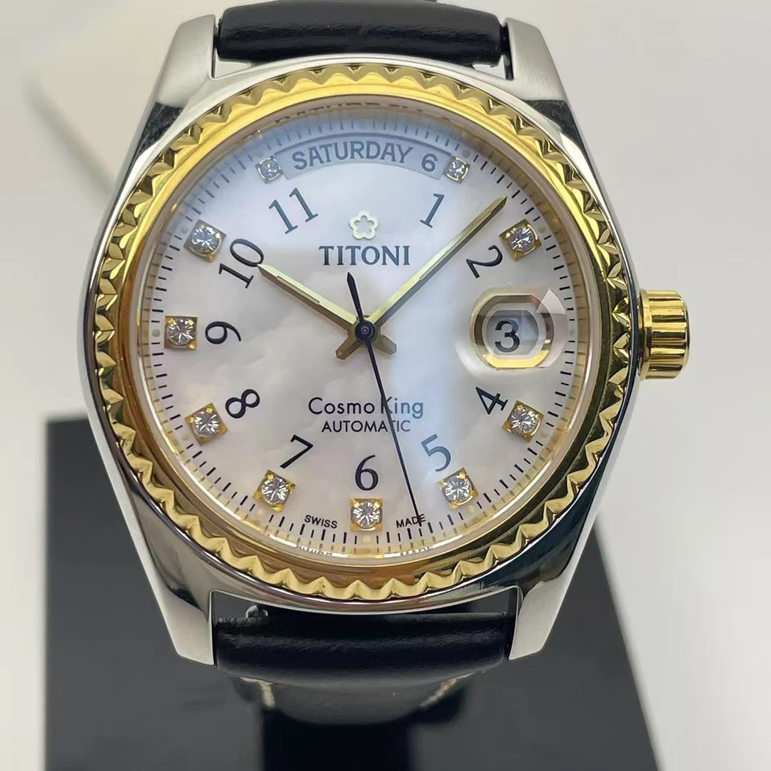 95新 Titoni/梅花 宇宙系列/自动机械/单表mm/8360