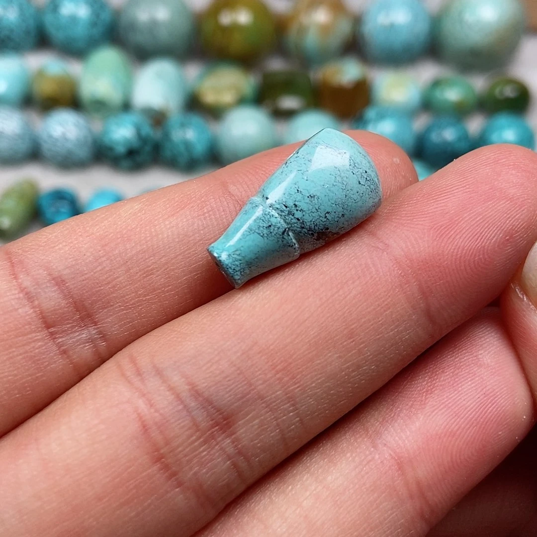 未镶嵌绿松石珠宝半成品