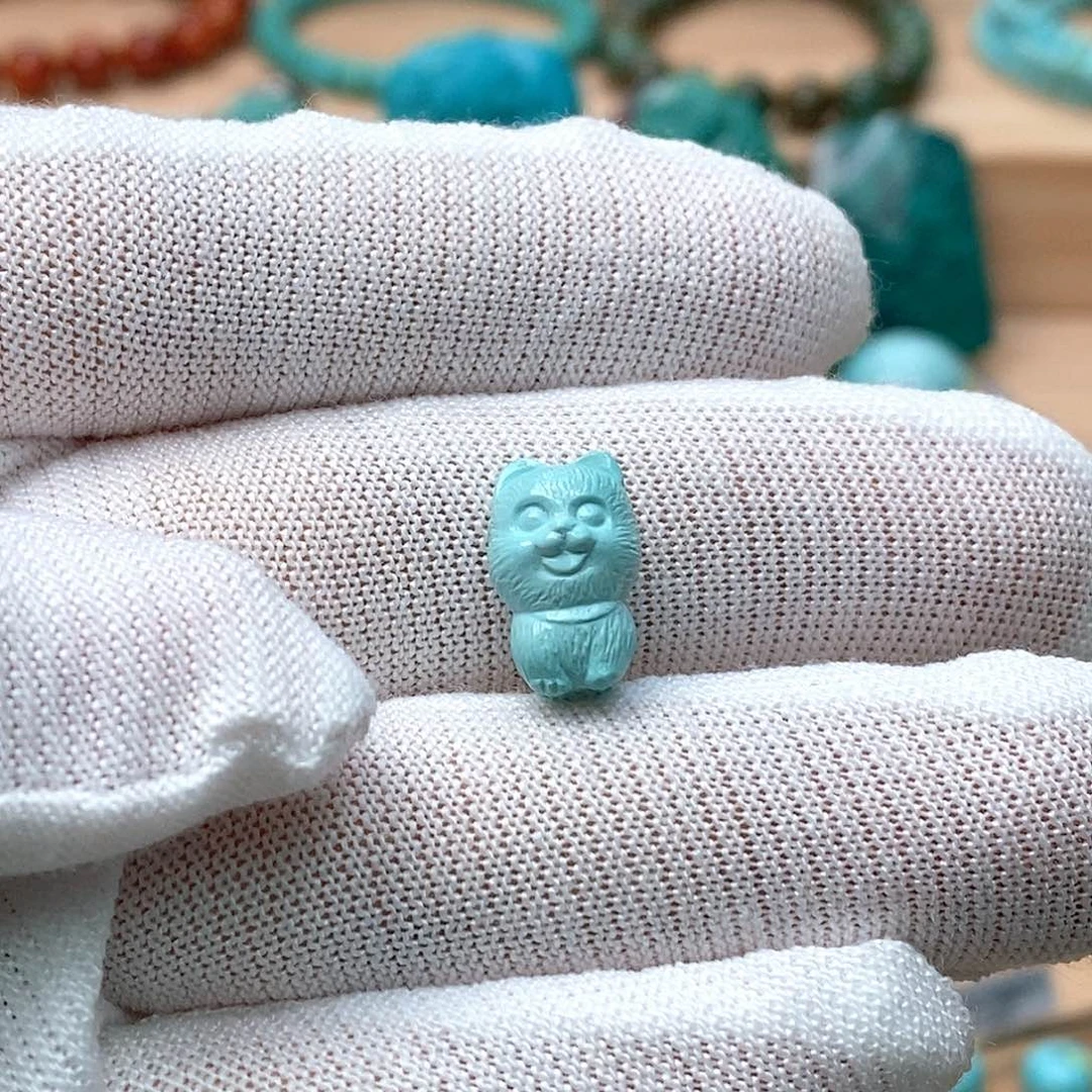 未镶嵌绿松石珠宝奇石