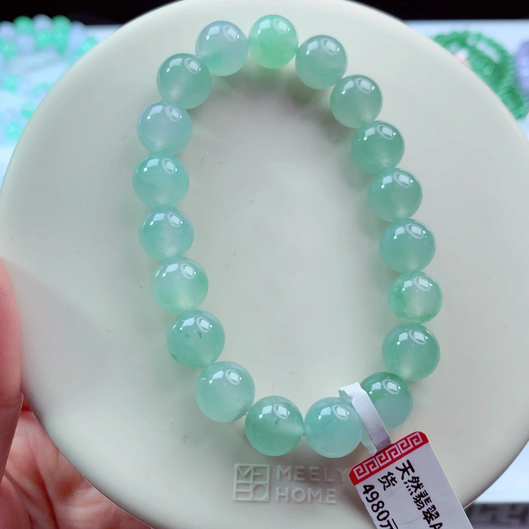 翡翠未镶嵌手链卡10