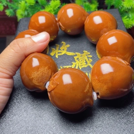 【闪购商品】手串/手链橄榄核35左右寿桃手持