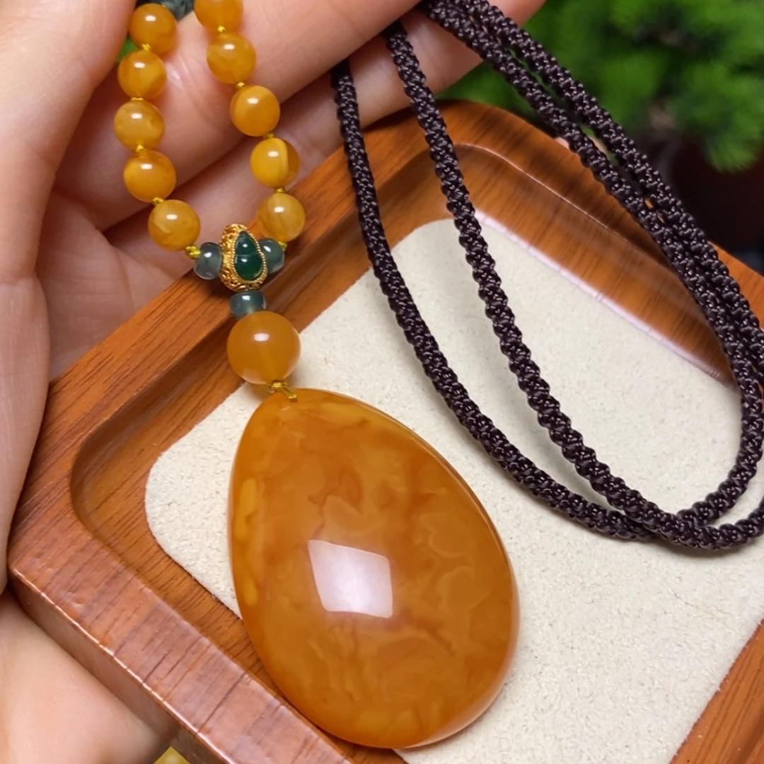 【闪购商品】蜜蜡颈饰未镶嵌项链