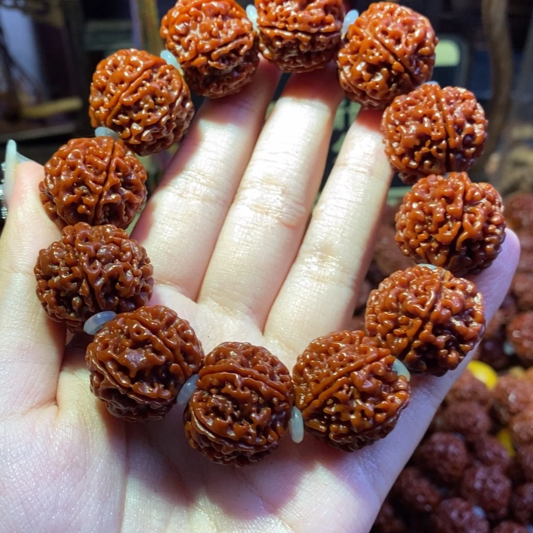 金刚菩提手串226原生态玉化