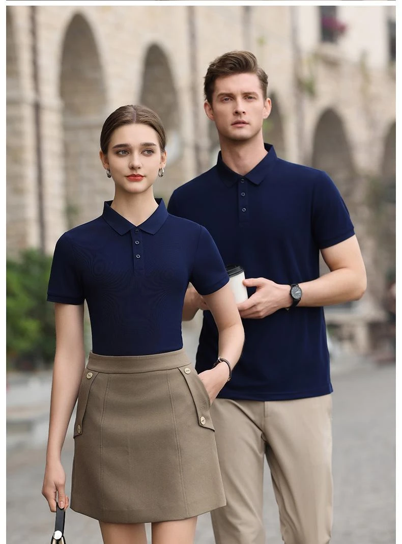 新店开业，夏季百搭商务纯色POLO衫