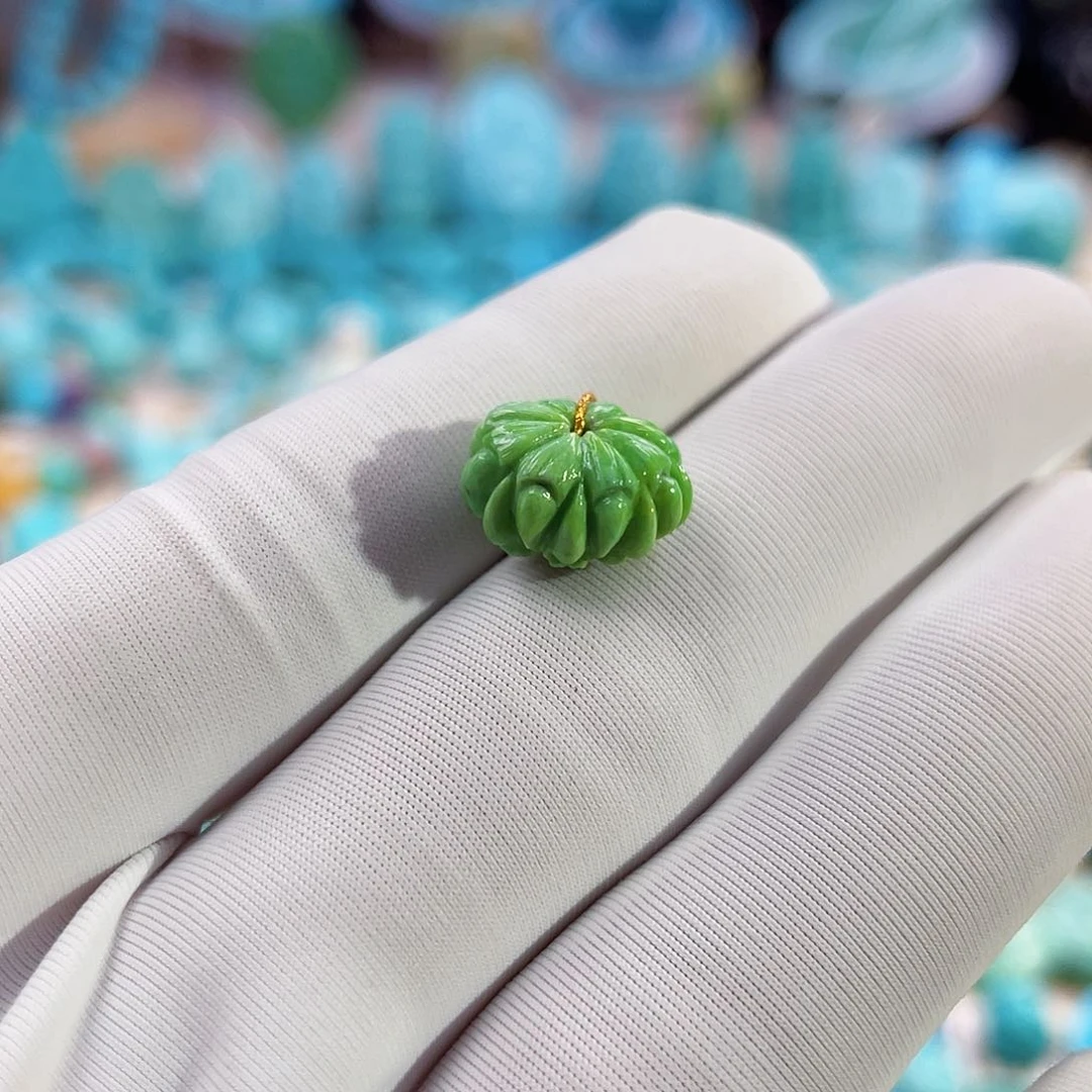 绿松石珠宝奇石未镶嵌断**.