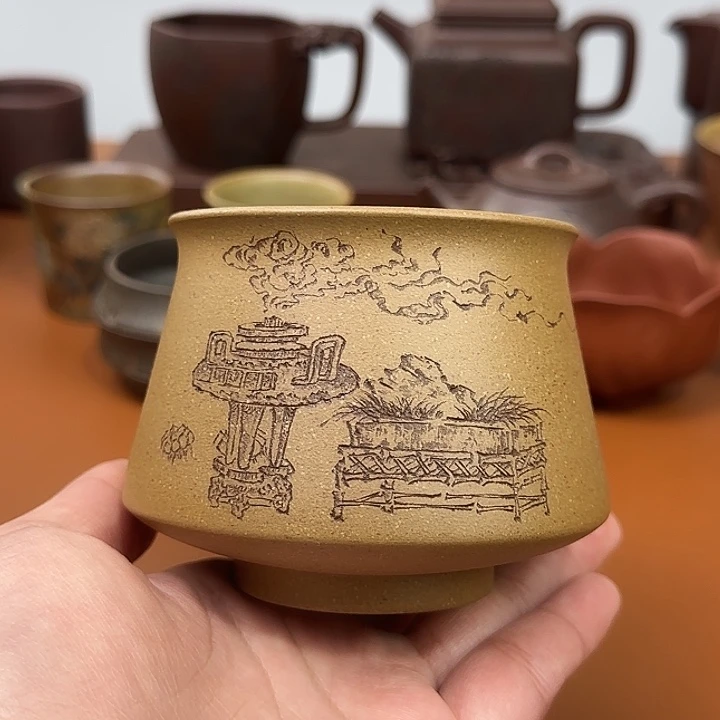 宜兴紫砂主人杯杯