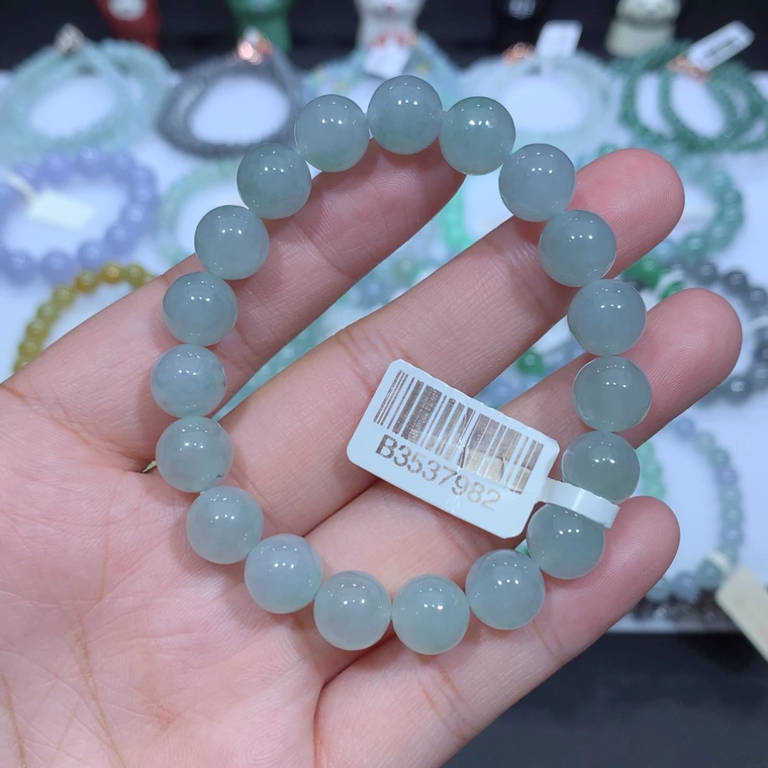 未镶嵌手串翡翠天然