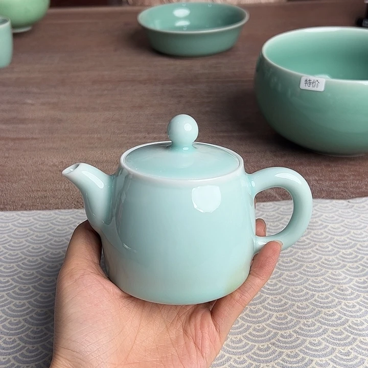 龙泉云间青瓷小米茶器