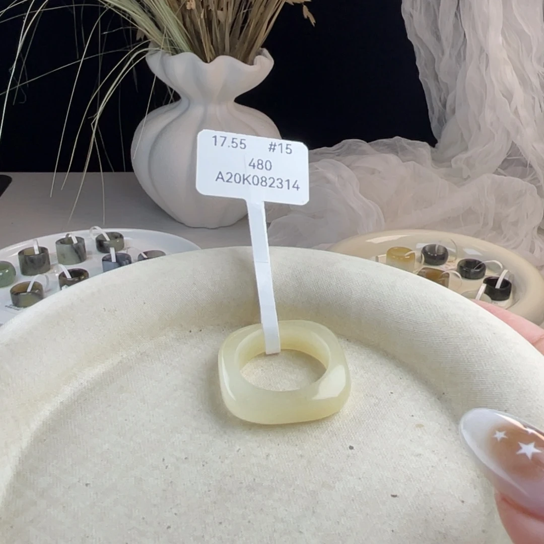 和田玉（糖玉）未镶嵌戒圈