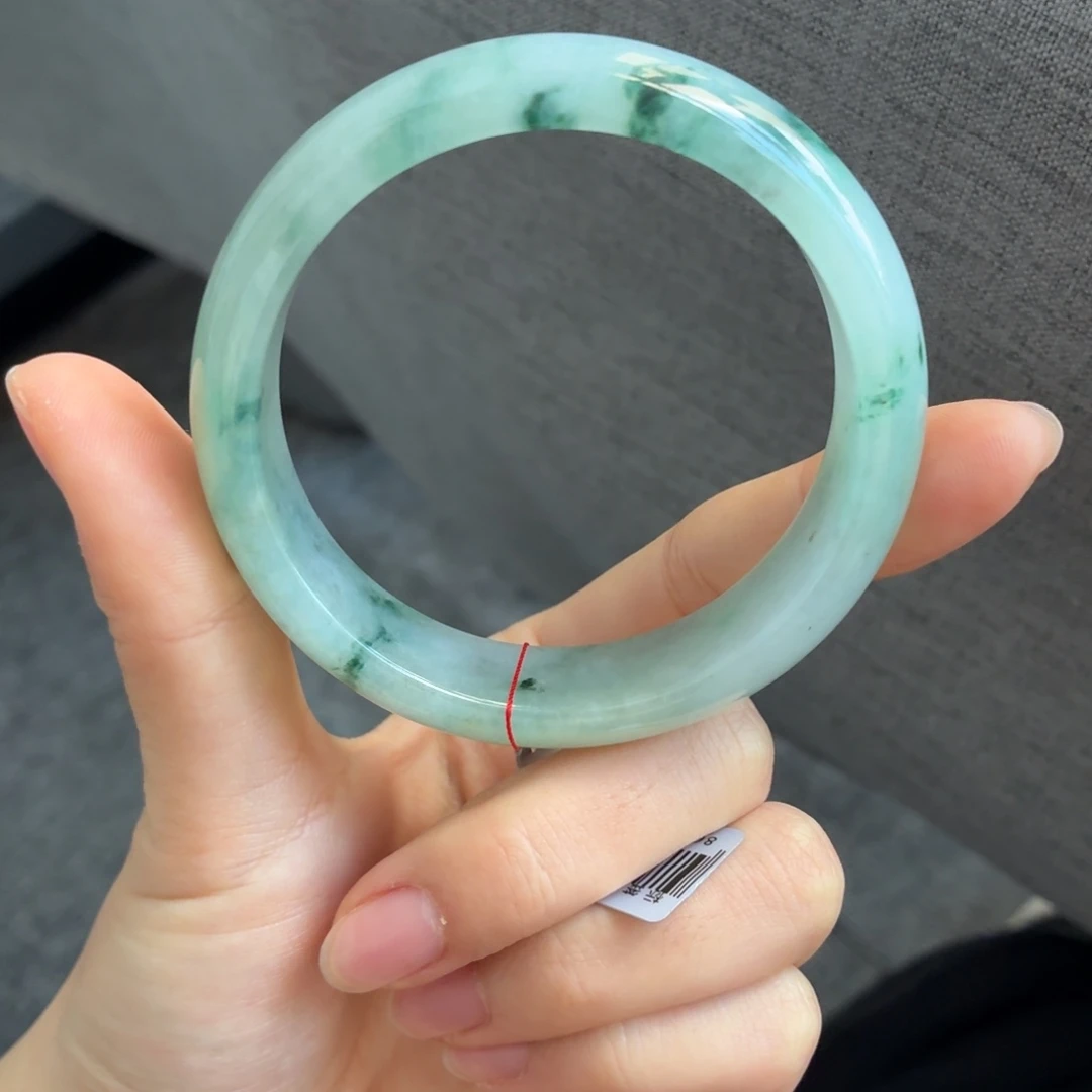 翡翠未镶嵌手镯天然