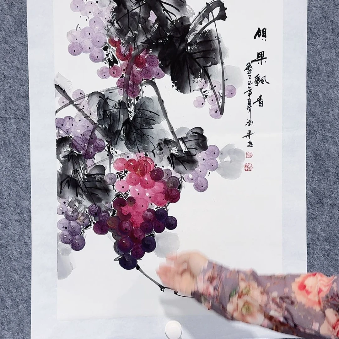 国画花鸟绘画作品